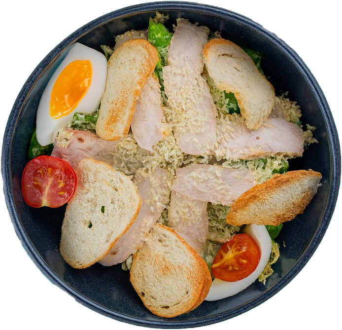 Цезарь с курицей
